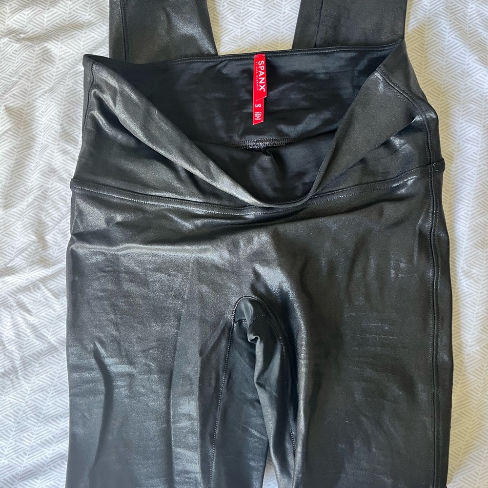 Spanx Faux Leather Leggings